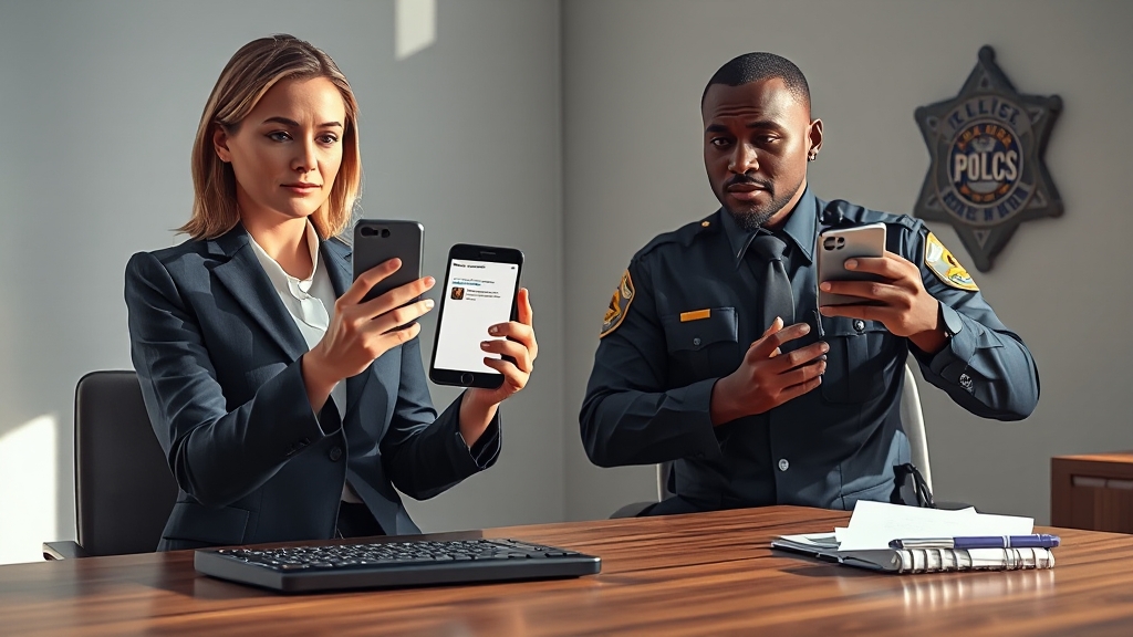 보이스피싱 신고 방법 (realistic 스타일)