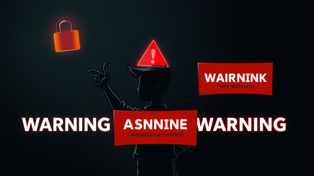 예방을 위한 주의사항 (cartoon 스타일)