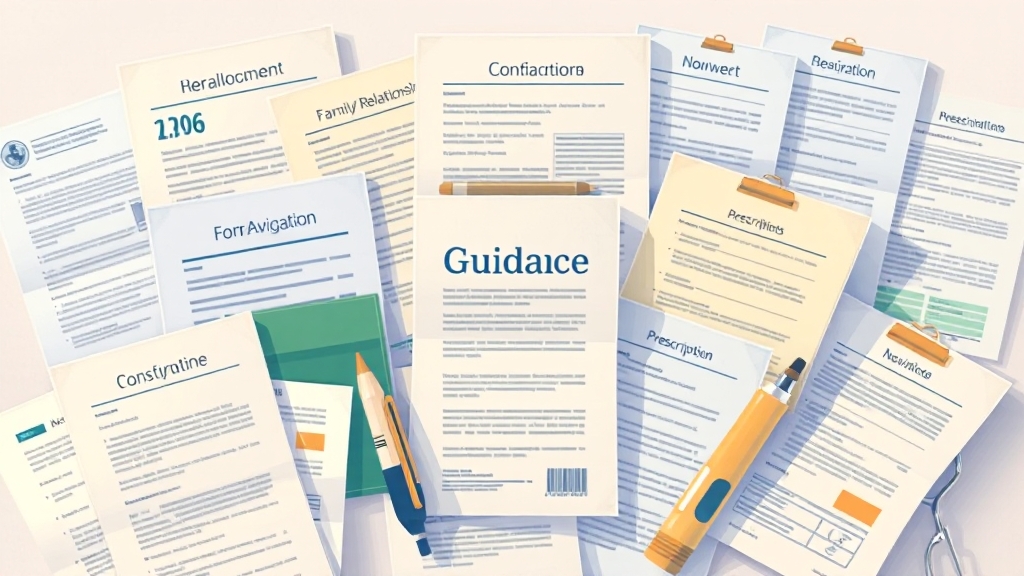 보험사별 추가 서류 및 유의사항 (illustration 스타일)