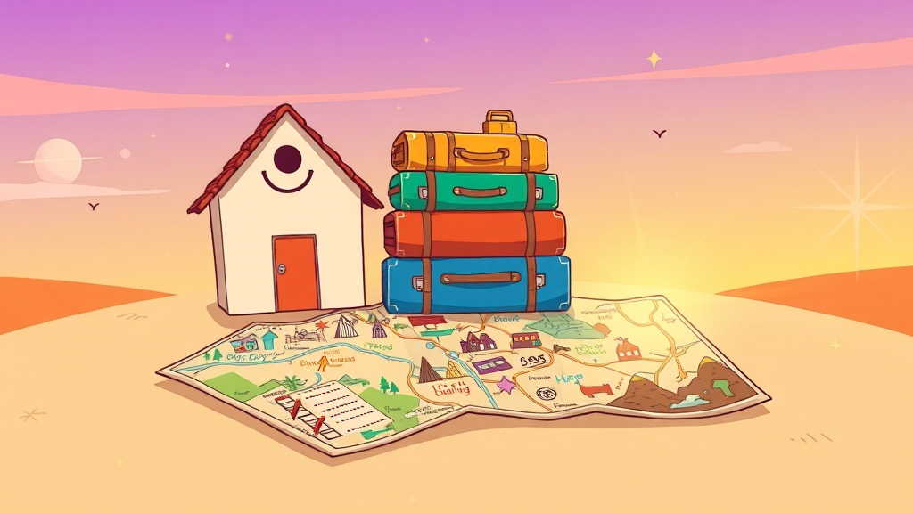 이사 전후 체크리스트 (cartoon 스타일)