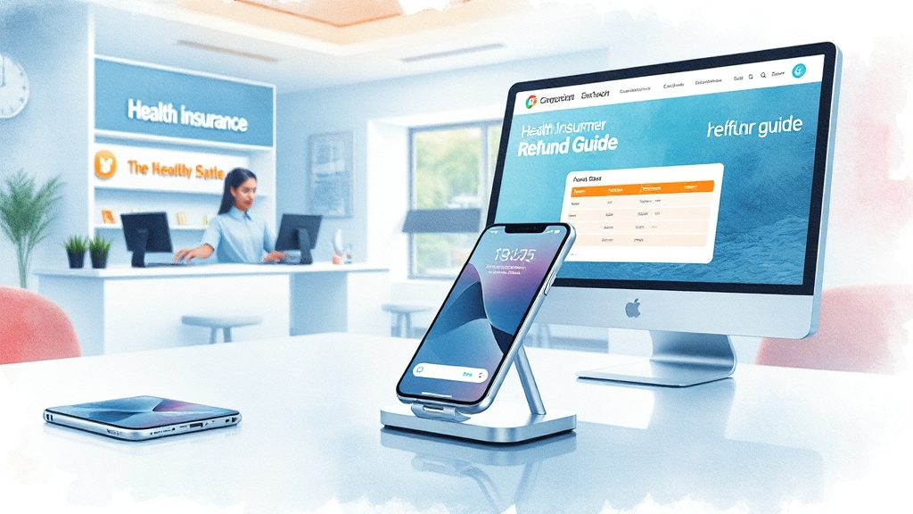 환급 신청 방법 (watercolor 스타일)