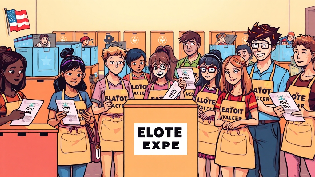 선거 알바란? (cartoon 스타일)