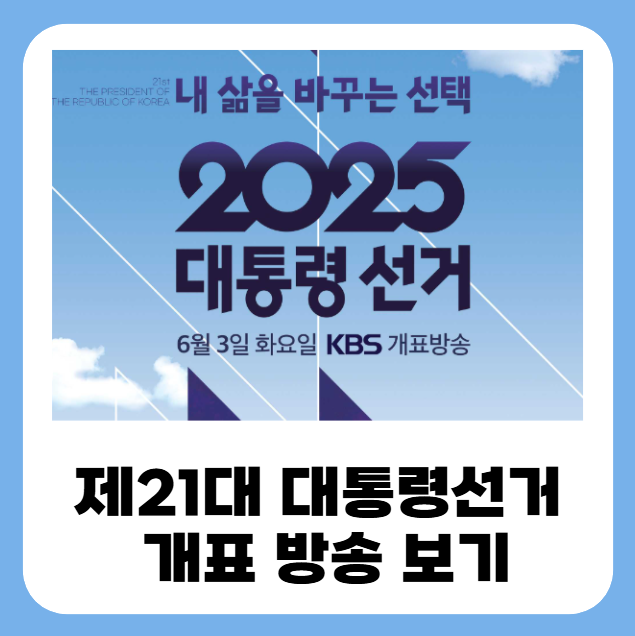 제21대 대통령선거 개표 방송 보기 1 20250529 212249