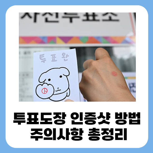 투표도장 인증샷 방법 주의사항 총정리 1 20250529 224403