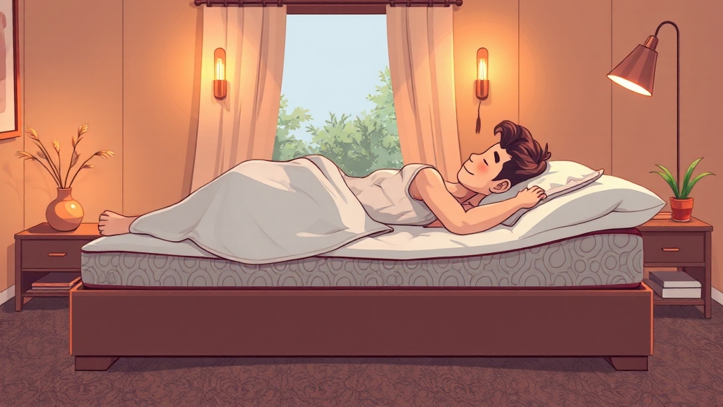 체형 & 수면 자세별 선택법 (cartoon 스타일)