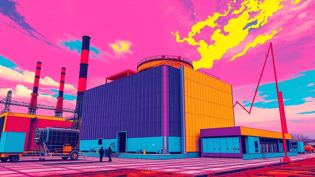 두산에너빌리티는 어떤 회사? (popart 스타일)