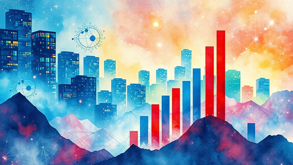 메모리 반도체 산업 전망 (watercolor 스타일)