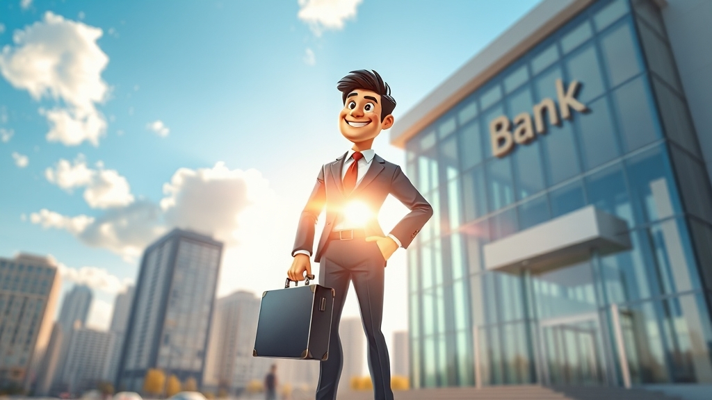 정책자금 활용법 (cartoon 스타일)