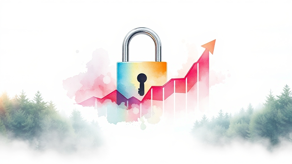 담보 제공, 유리할까? (watercolor 스타일)