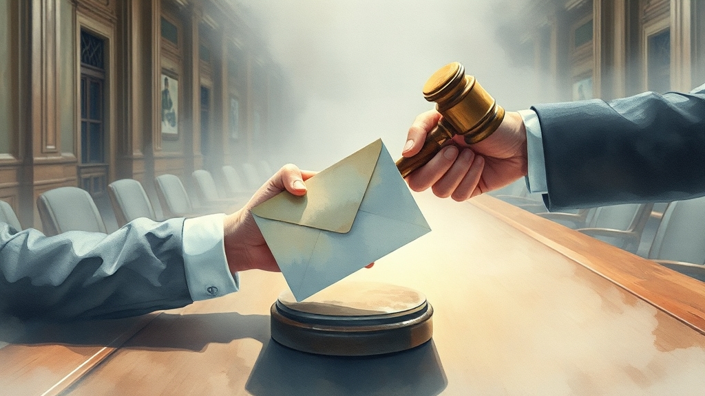 내용증명, 실제 활용 사례는? (watercolor 스타일)