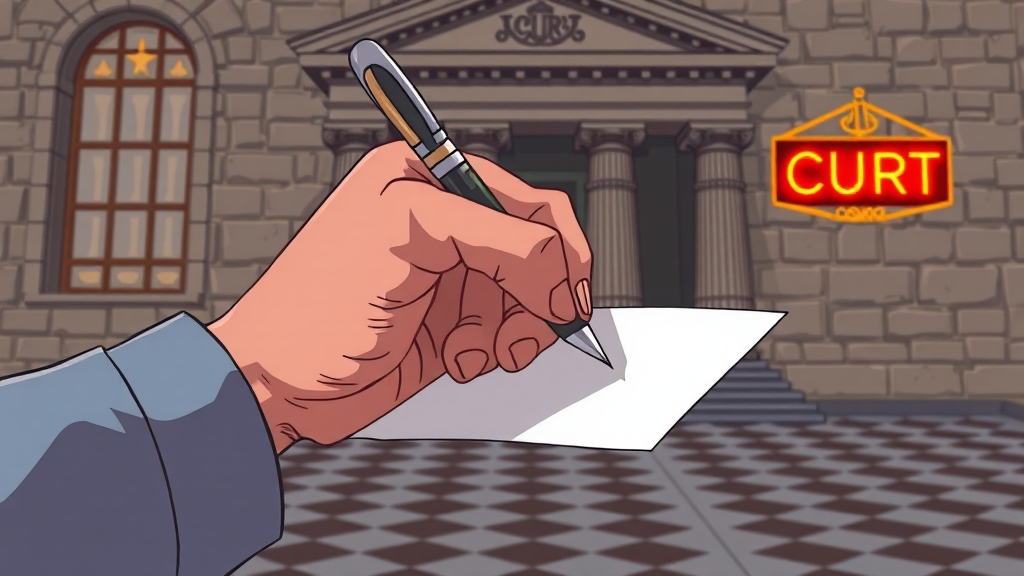 내용증명과 소송, 어떤 관계일까요? (cartoon 스타일)