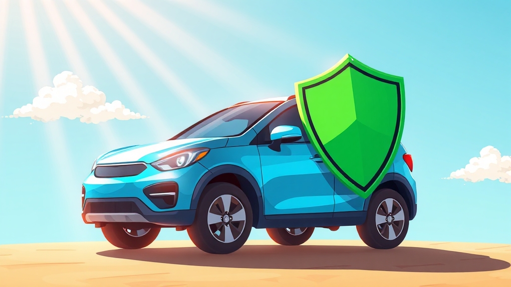 자동차보험, 어렵지 않아요! (cartoon 스타일)