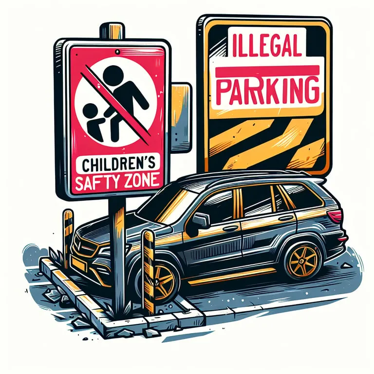 어린이보호구역 주정차 위반 평일 주말 과태료