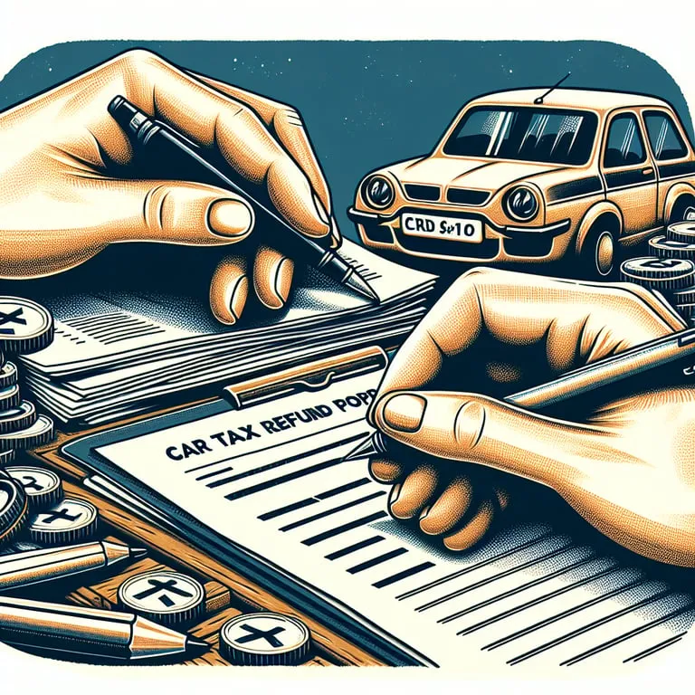 자동차세 환급 신청 방법 처분 후