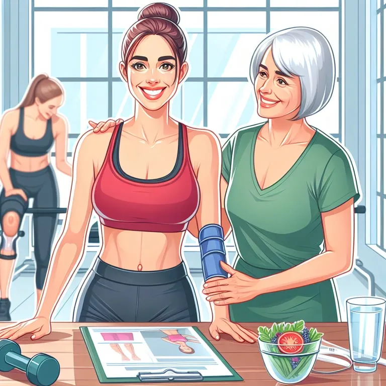 무릎 관절염, 단백질 식단과 운동법