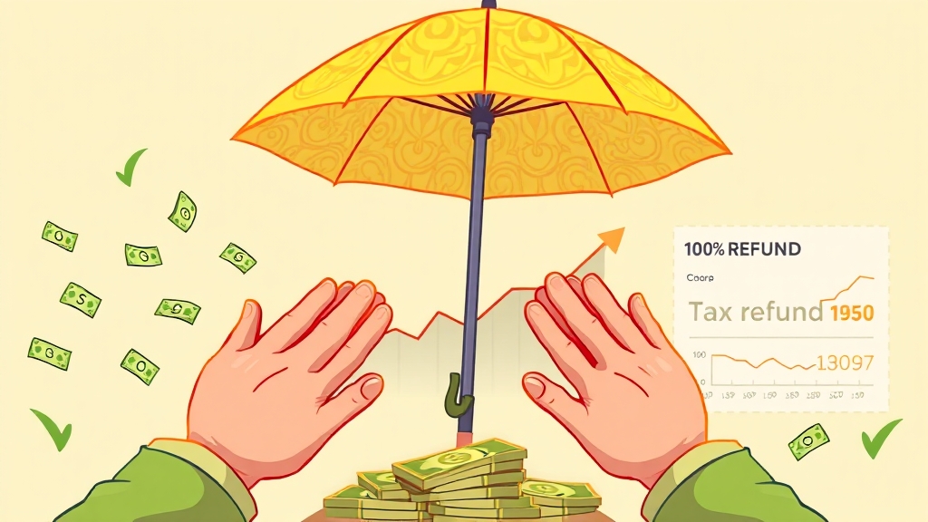 해지 시 환급금 계산법 (cartoon 스타일)