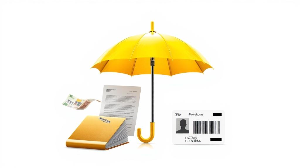 해지 절차 및 필요 서류 (illustration 스타일)