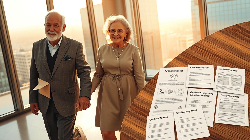 신청 방법과 필요 서류 (realistic 스타일)