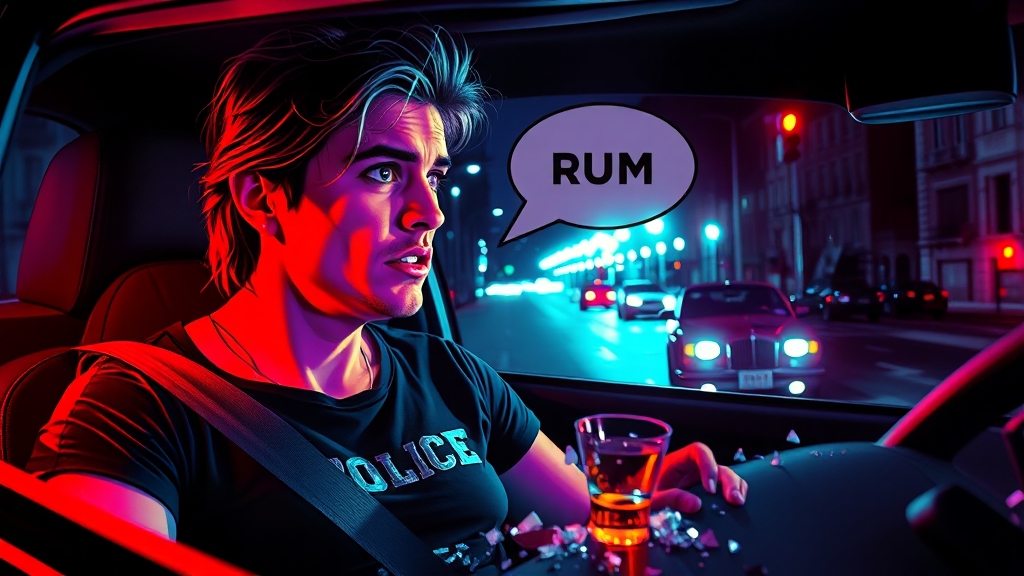 음주운전 초범, 어떻게 처벌받나? (popart 스타일)