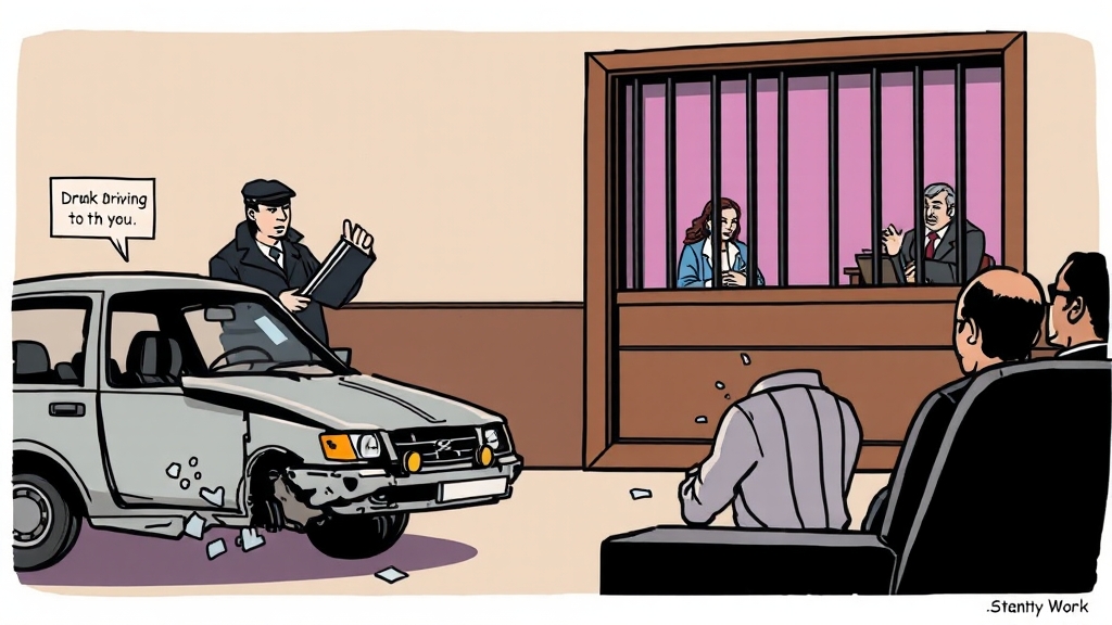 사고 냈다면? 법적 책임과 대응 (cartoon 스타일)