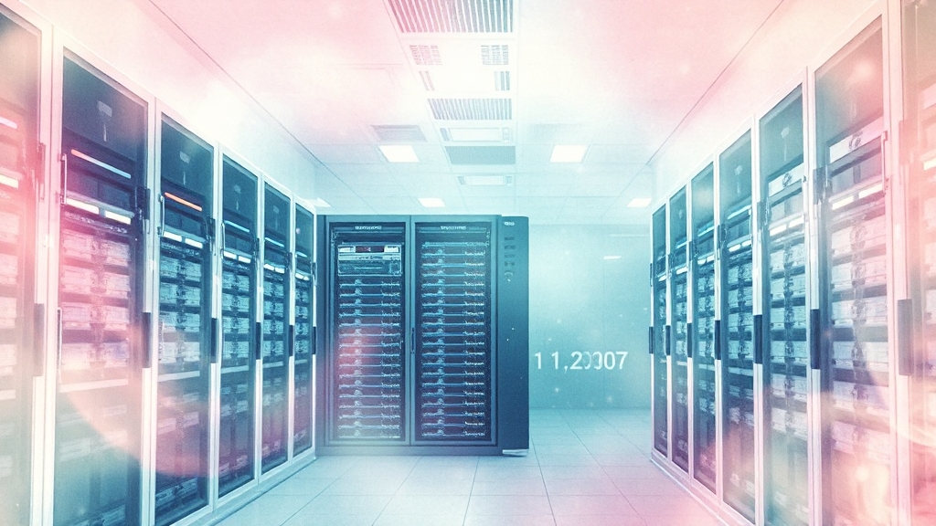 AI 수요 증가와 데이터센터 시장 (watercolor 스타일)