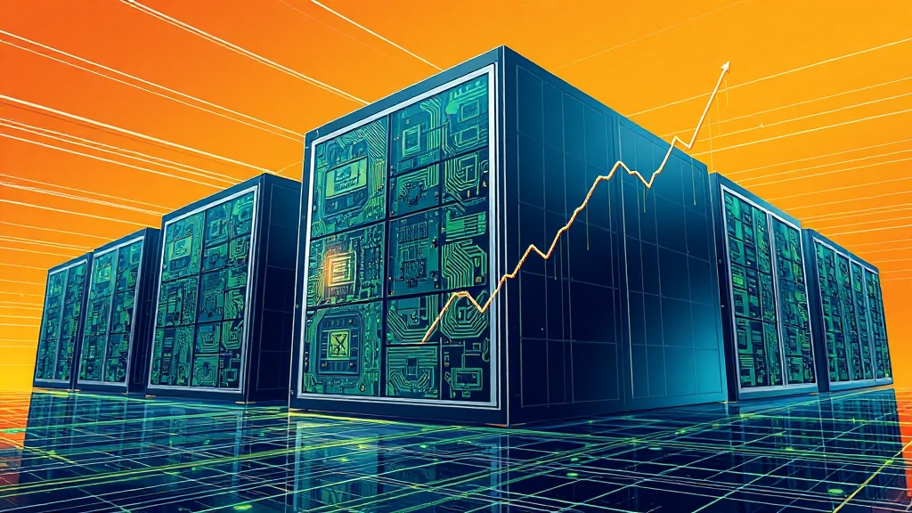 데이터센터 관련 ETF 및 펀드 전략 (illustration 스타일)