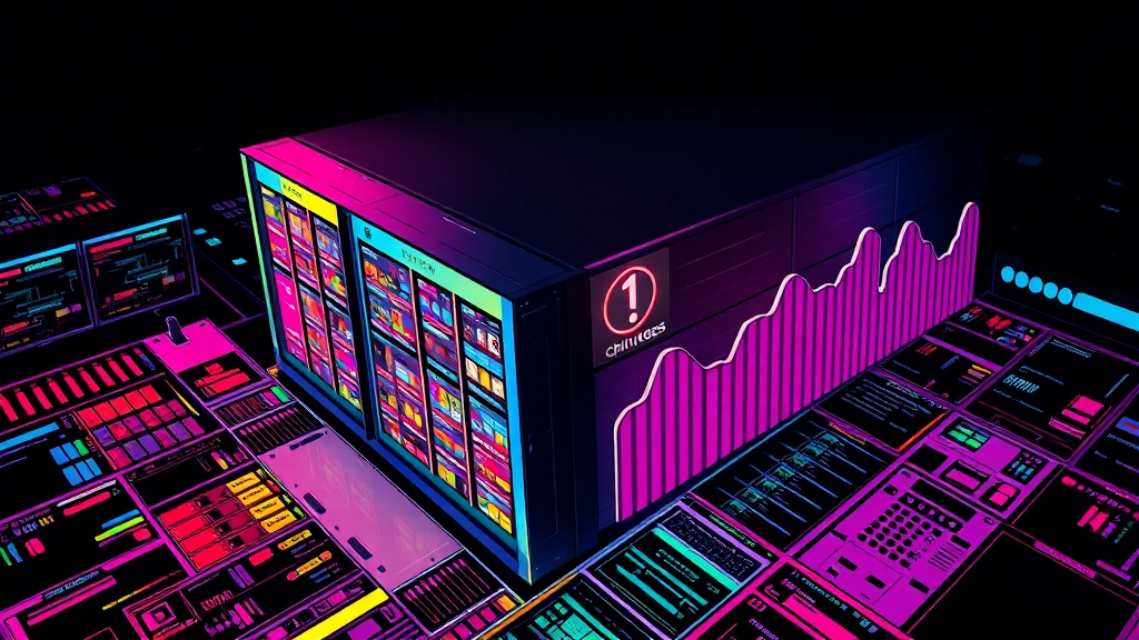 데이터센터 투자 시 리스크 요소 (popart 스타일)