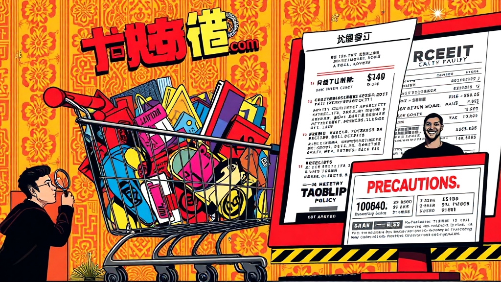 타오바오 직구 시 유의사항 (popart 스타일)