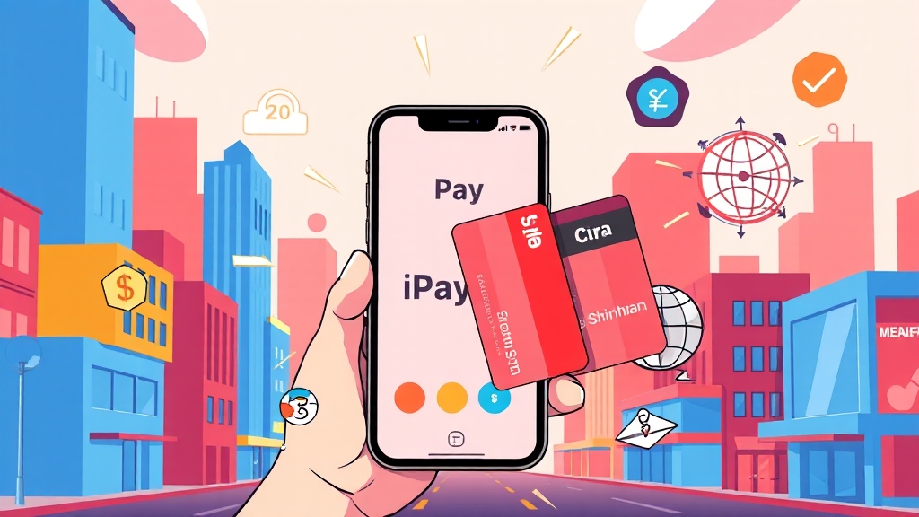 신한카드 애플페이 혜택 (cartoon 스타일)