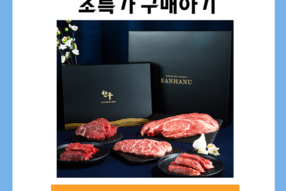 반하누 한우 할인 초특가 구매하기