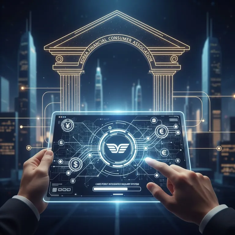 여신금융협회 카드포인트 통합조회 시스템 이용하기