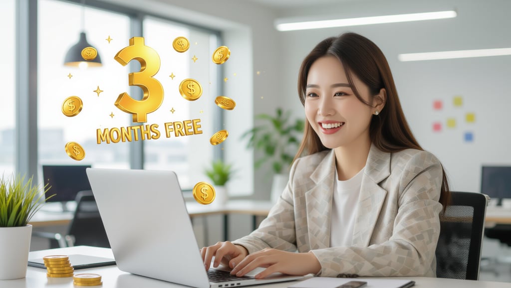 💰 3개월 무료 혜택, 이렇게 신청하세요!