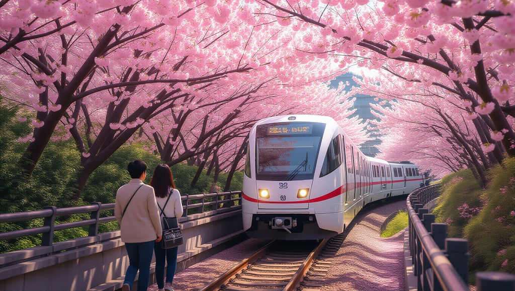 📊 모노레일 탑승 구간별 특징 및 벚꽃 명소 분석
