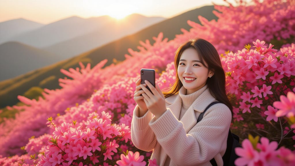 🌸 원미산 진달래 개화 시기 예측 및 최적 방문 팁