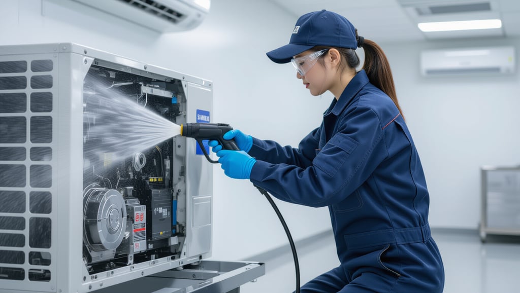 🛠️ 삼성 에어컨 청소 서비스 진행 과정 및 범위