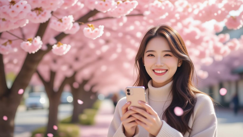 📱 벚꽃 개화 실시간 확인 방법