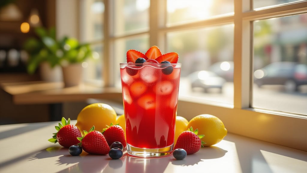 📋 딸기 아사이 레모네이드 리프레셔: 어떤 음료인가요?