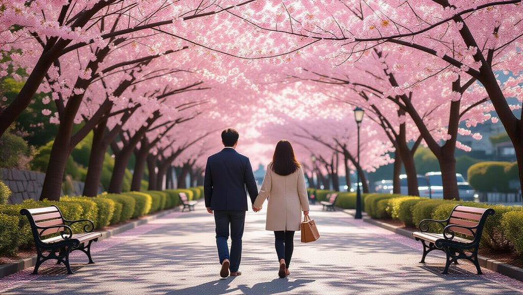 🌸 십리벚꽃길 & 쌍계사 벚꽃: 개화 및 만개 예측