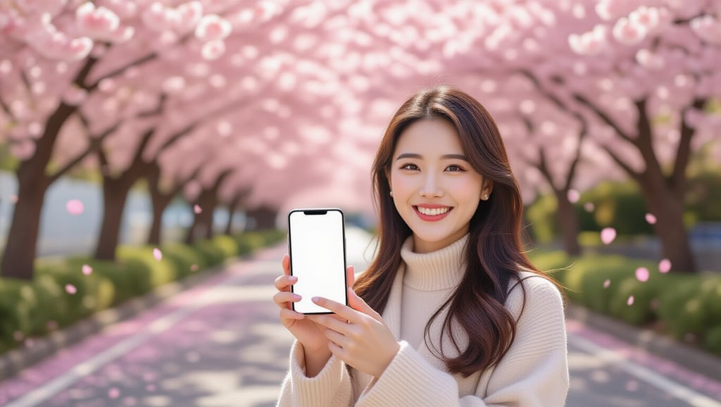 💡 실시간 벚꽃 개화 현황 확인 꿀팁