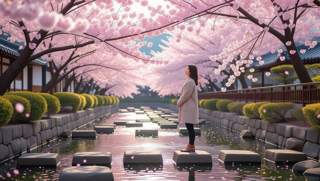 📸 인생샷을 남기기 위한 벚꽃 명소별 촬영 포인트와 시간대