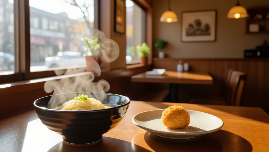 🍜 65년 전통의 맛, 서문우동: 우동과 빵의 특별한 만남