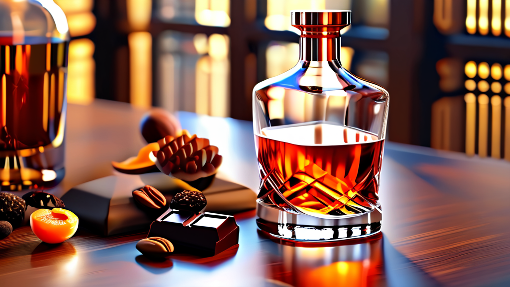 조니워커 블루라벨의 매력: 맛과 향의 완벽한 조화 (realistic 스타일)